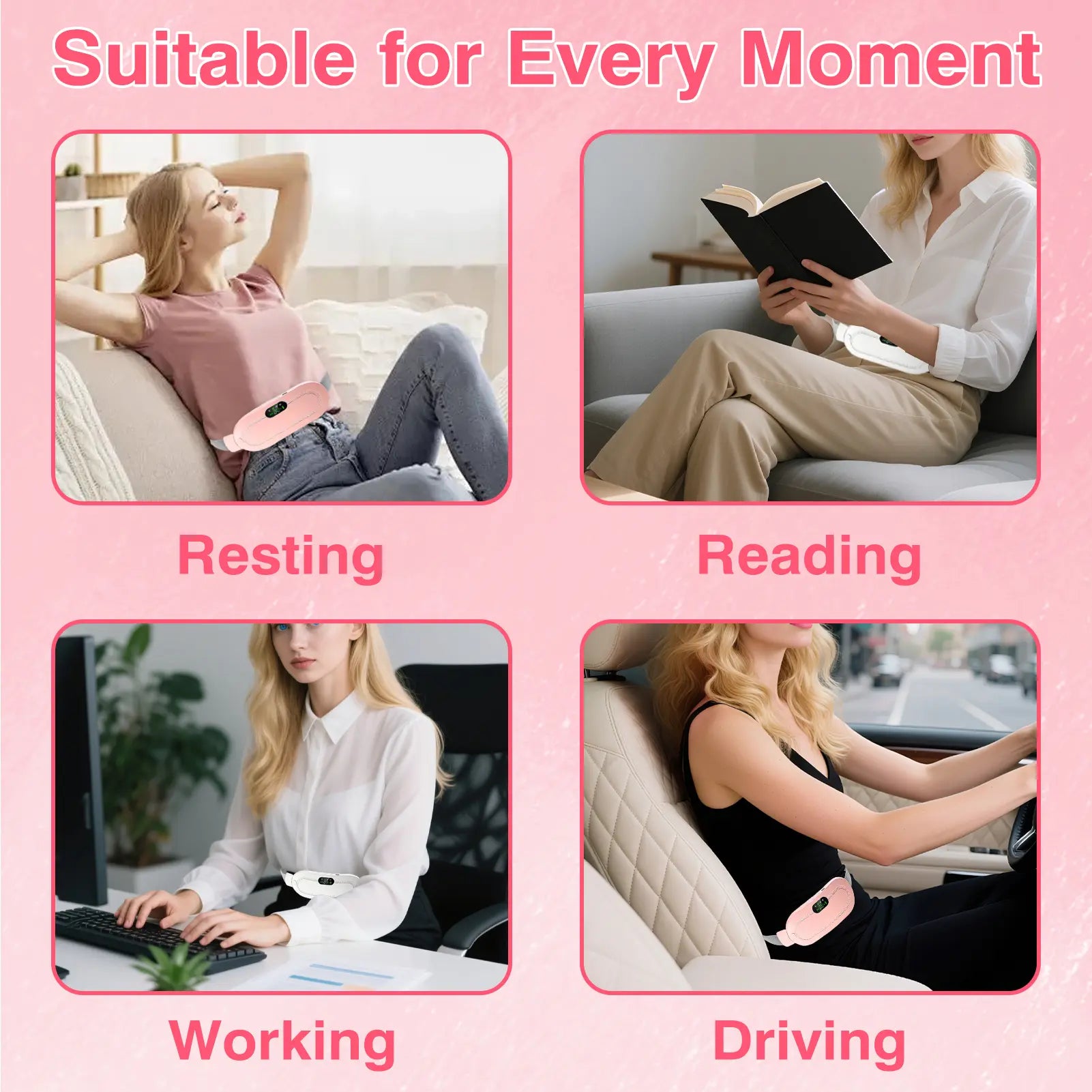 Experience Comfort and Relief: Cordless Heating Pads with Auto Shut-Off - The Perfect Gift for Mother's Day and Everyday Use