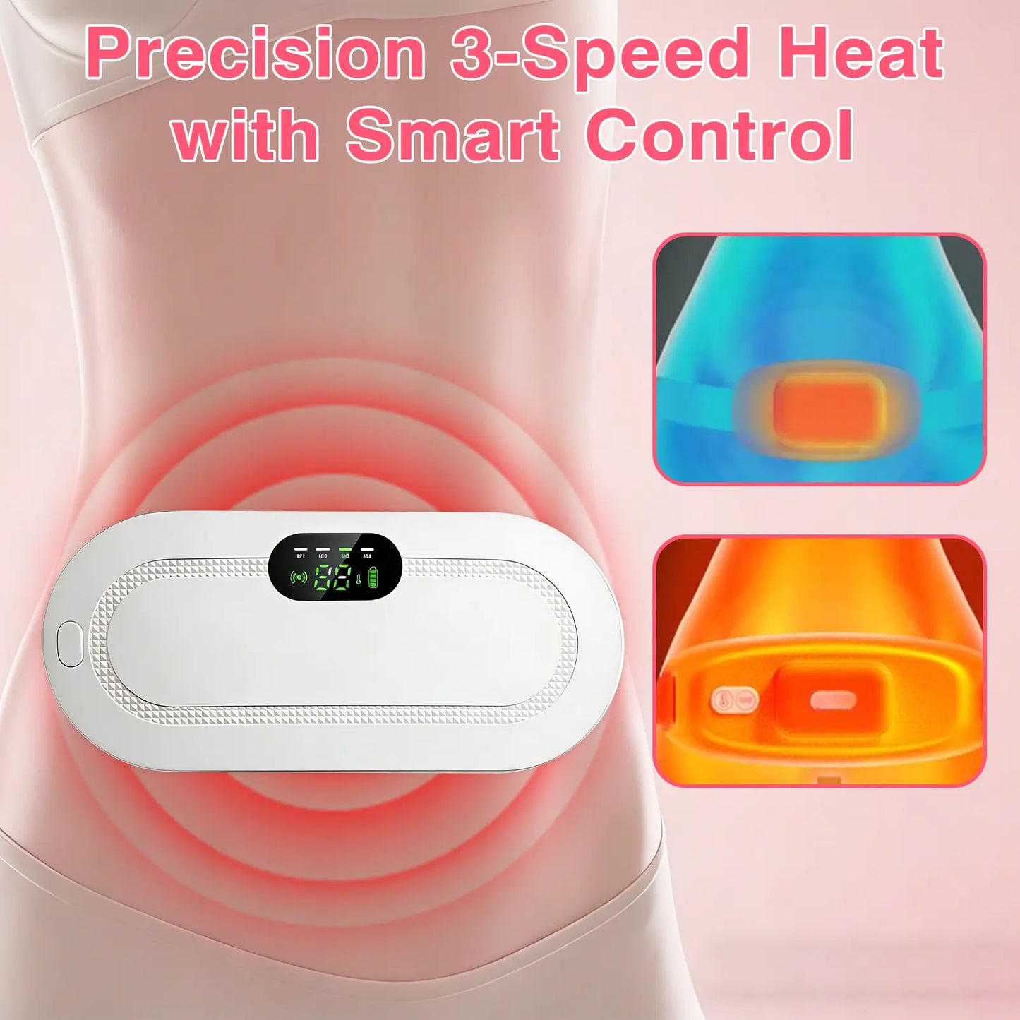 Experience Comfort and Relief: Cordless Heating Pads with Auto Shut-Off - The Perfect Gift for Mother's Day and Everyday Use