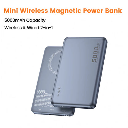 Wireless Charging for Magsafe Extenal Battery for iPhone 17 16 15 14 13 Pro Max