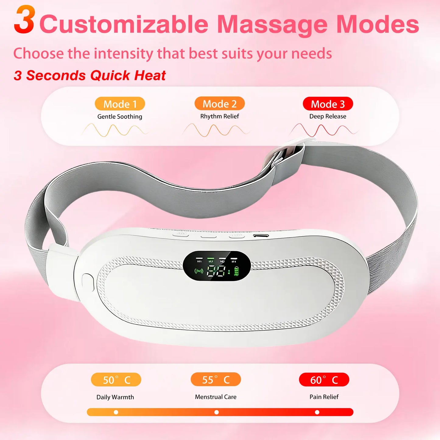 Experience Comfort and Relief: Cordless Heating Pads with Auto Shut-Off - The Perfect Gift for Mother's Day and Everyday Use